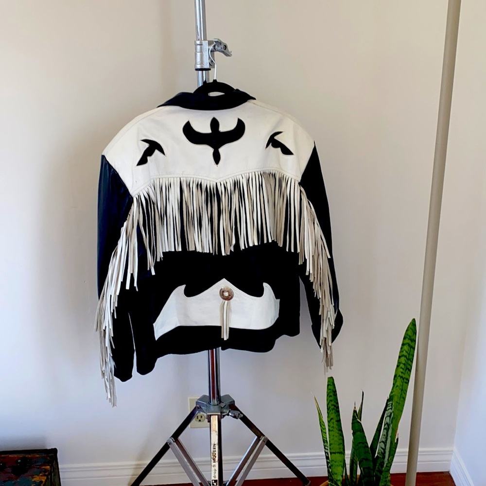 Vintage cowboy tassel jacket
